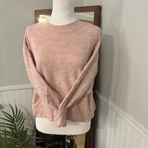 H&M Pink Crew Neck Sweater